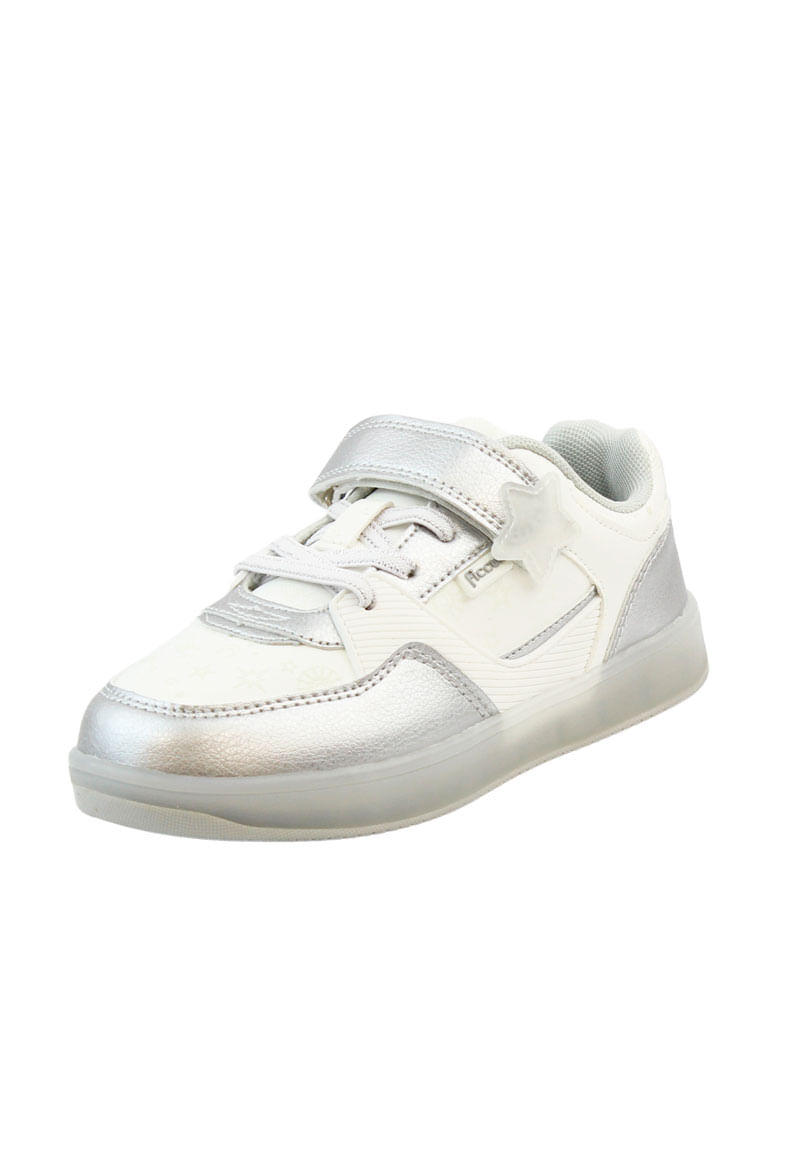 Zapatilla de Niña Plateado