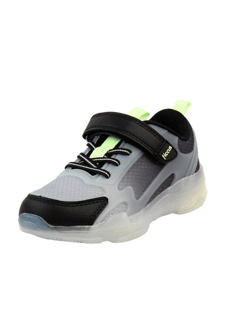 Zapatilla de Niño Negro