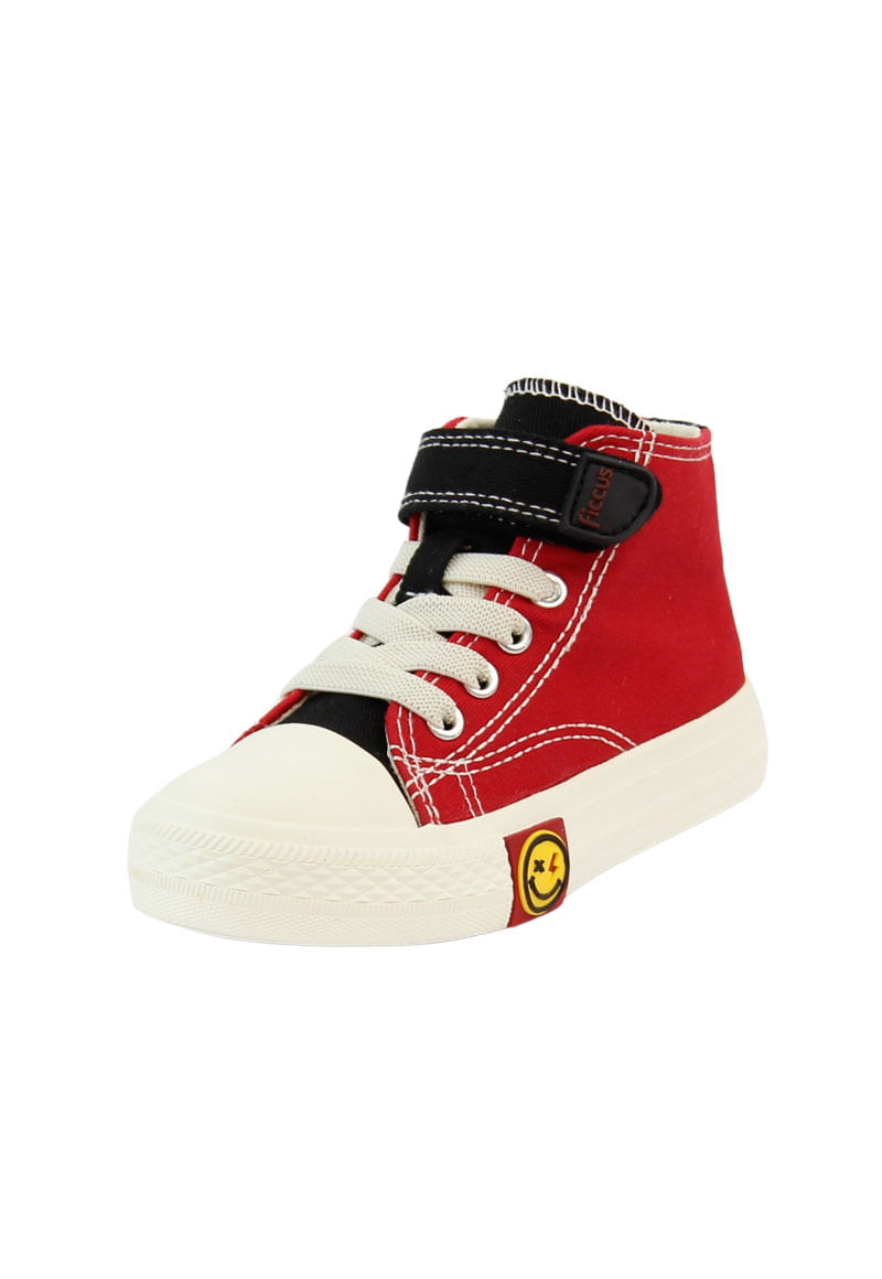Zapatilla de Niño Rojo