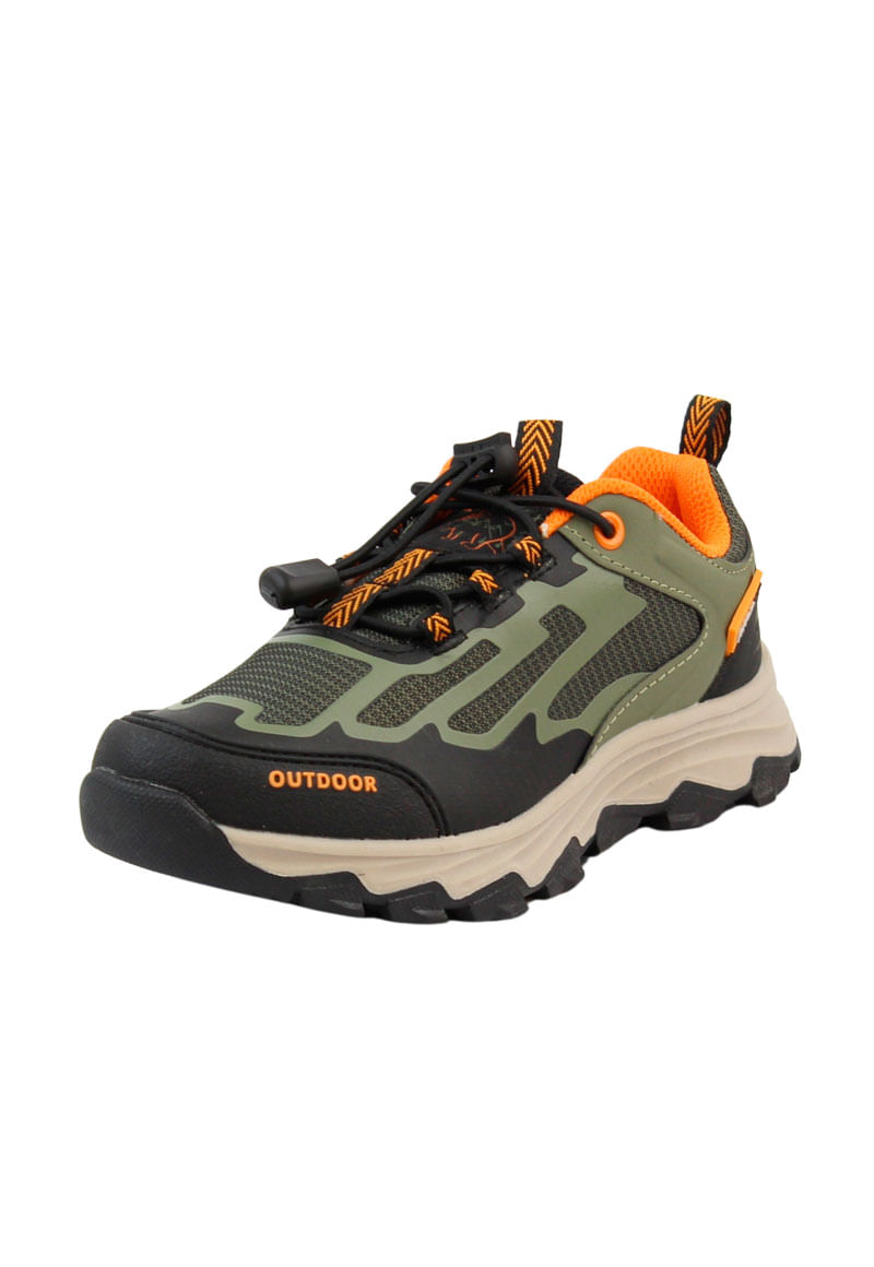Zapatilla Outdoor de Niño Verde