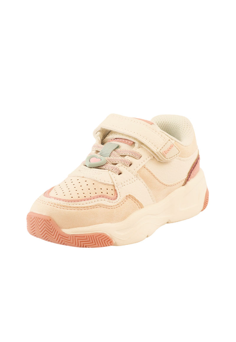 Zapatilla Sport Niña Beige
