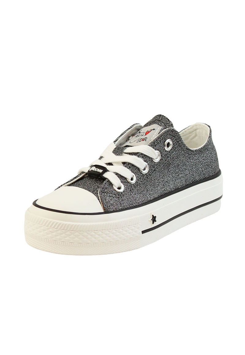 Zapatilla Niña Negro
