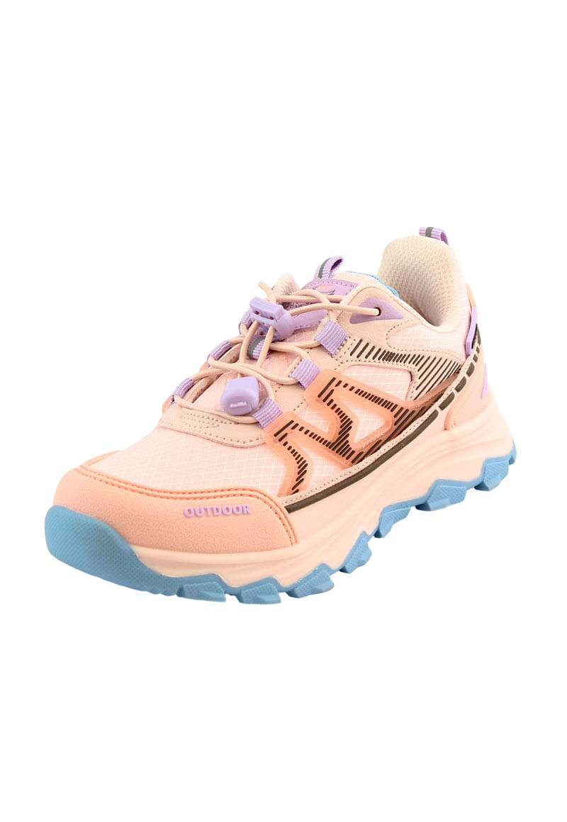 Zapatilla Outdoor Niña Coral