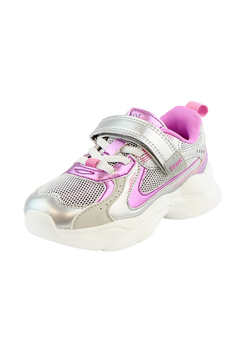 Zapatilla Sport Niña Plateado