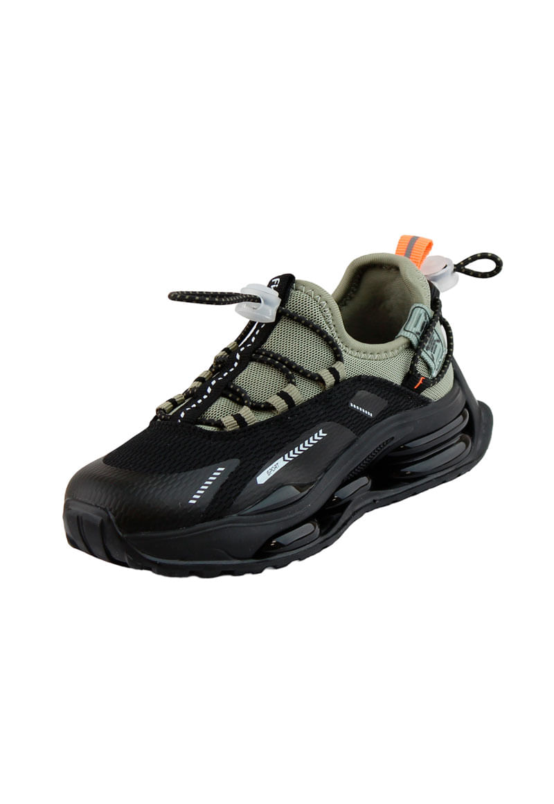 Zapatilla Sport Niño Negro