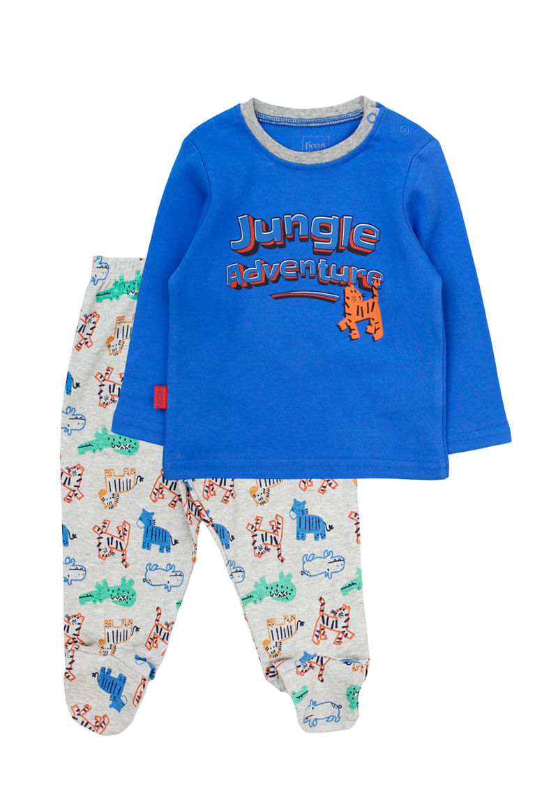 Pijama Niño Azul