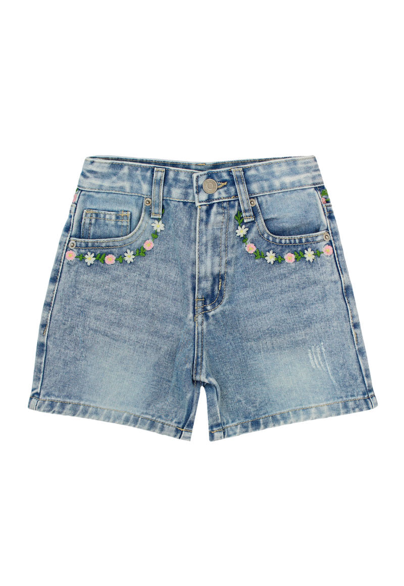 Short Niña Azul